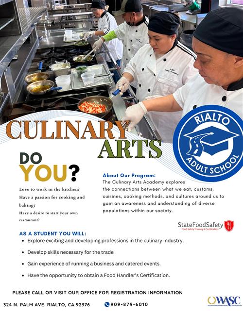 Culinary Arts Info